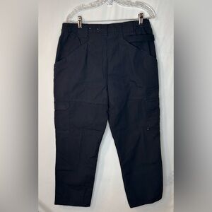 5.11 Tactical Series Black Cargo Pants Durable Utility 100% cotton Size 34/30